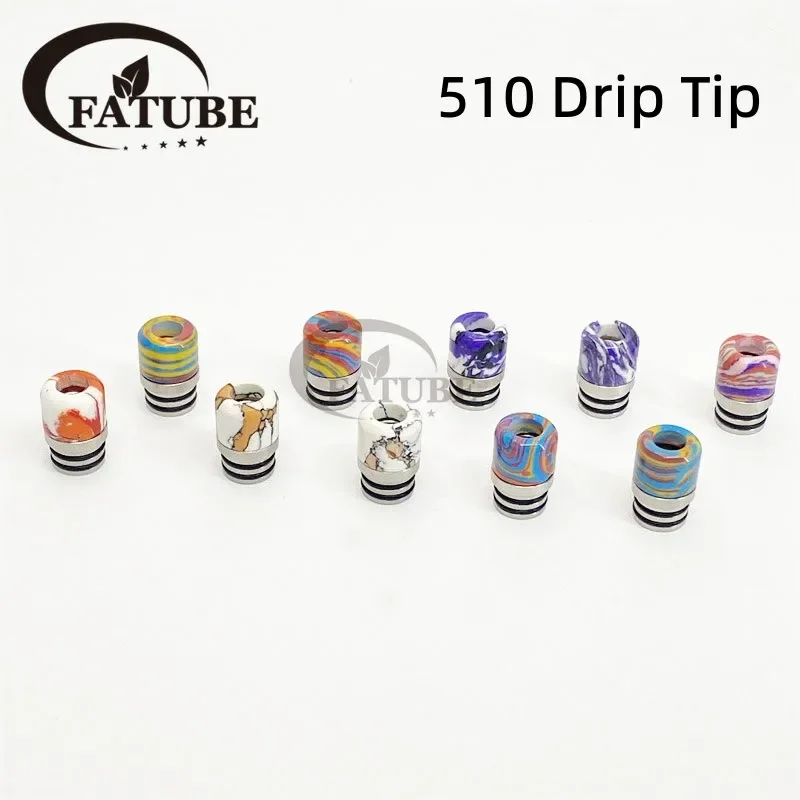 1PC/10PCS 510 스테인레스 스틸 수지 밀짚 조 - Drip Tip Resin 리뷰 및 가격