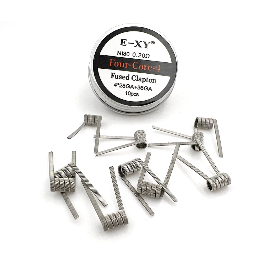 Ni80 프리빌트 코일, 28GA 36GA 융합 클랩톤 - Vape Accessory 리뷰 및 가격